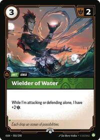 Wielder of Water (055/298) [Riftbound Organized Play Promotional Cards] | Jack's On Queen