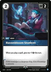 Ravenbloom Student (103/298) [Riftbound Organized Play Promotional Cards] | Jack's On Queen