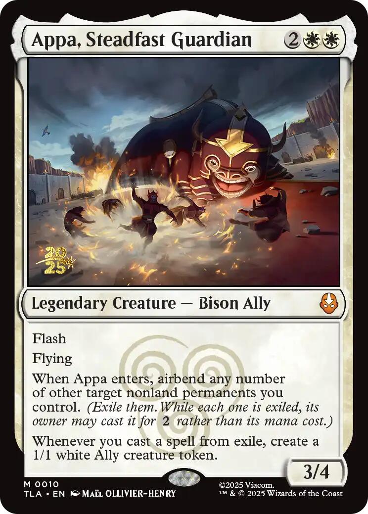 Appa, Steadfast Guardian [Avatar: The Last Airbender Prerelease Cards] | Jack's On Queen