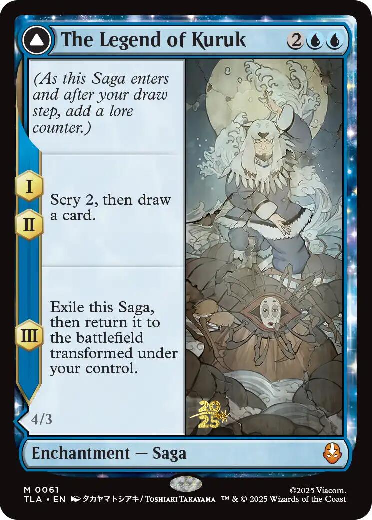 The Legend of Kuruk [Avatar: The Last Airbender Prerelease Cards] | Jack's On Queen