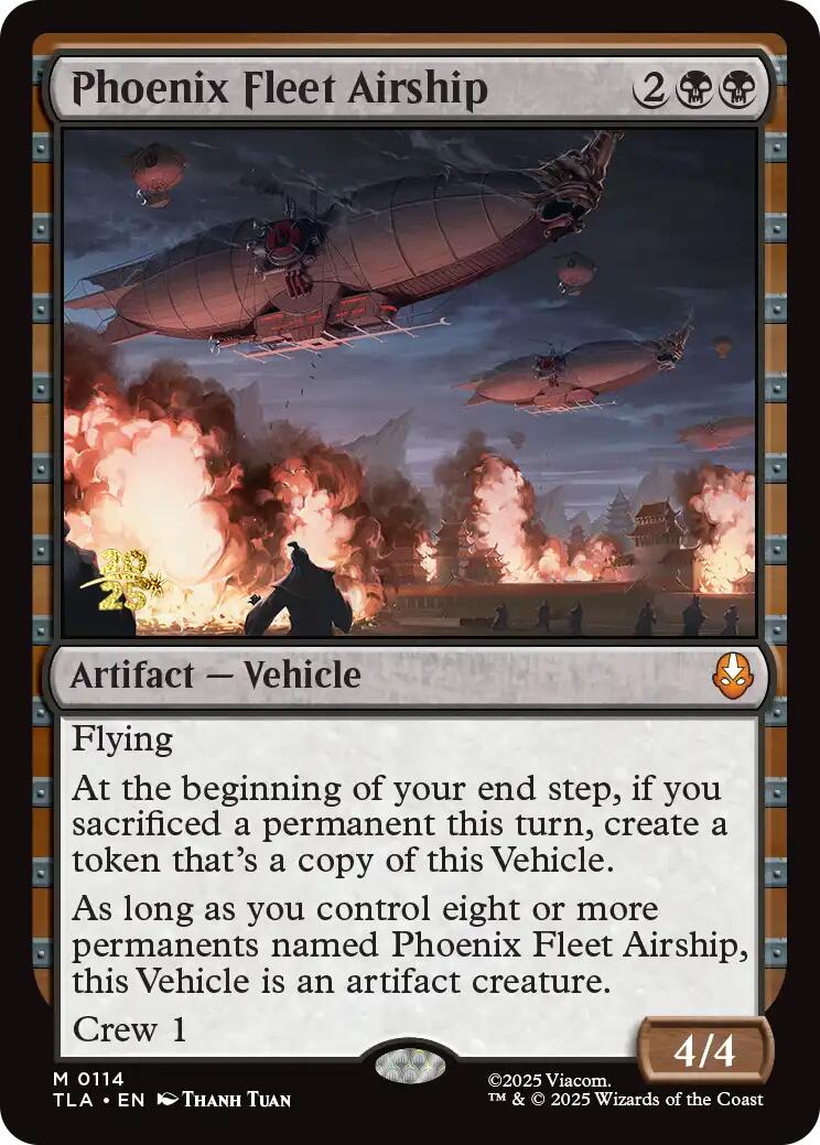 Phoenix Fleet Airship [Avatar: The Last Airbender Prerelease Cards] | Jack's On Queen