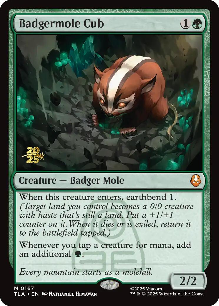Badgermole Cub [Avatar: The Last Airbender Prerelease Cards] | Jack's On Queen