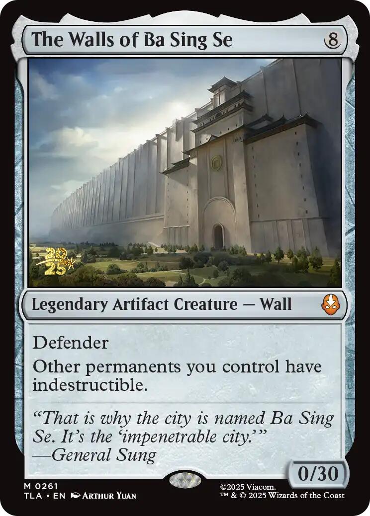 The Walls of Ba Sing Se [Avatar: The Last Airbender Prerelease Cards] | Jack's On Queen