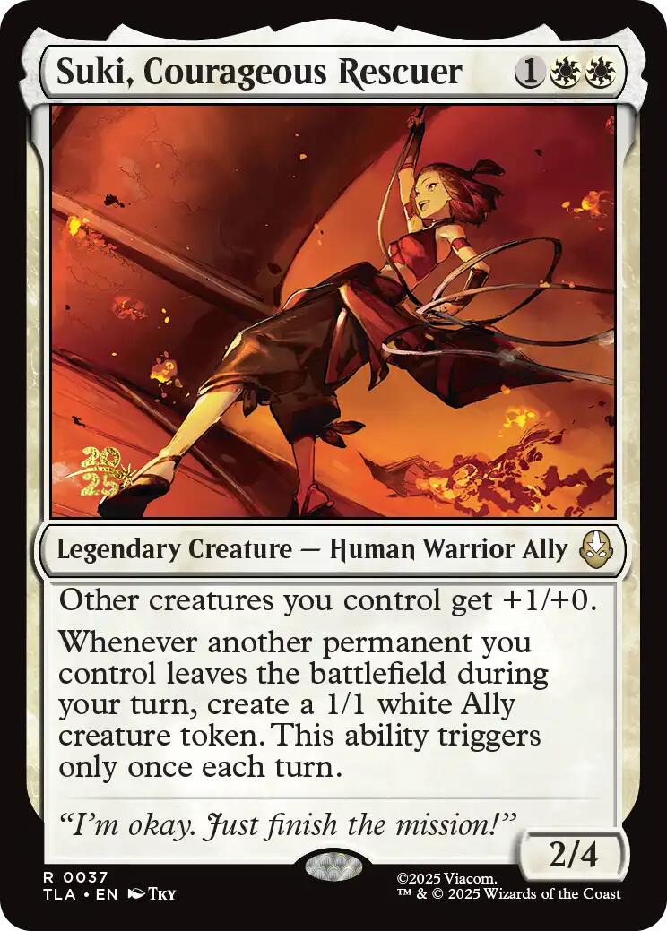 Suki, Courageous Rescuer [Avatar: The Last Airbender Prerelease Cards] | Jack's On Queen