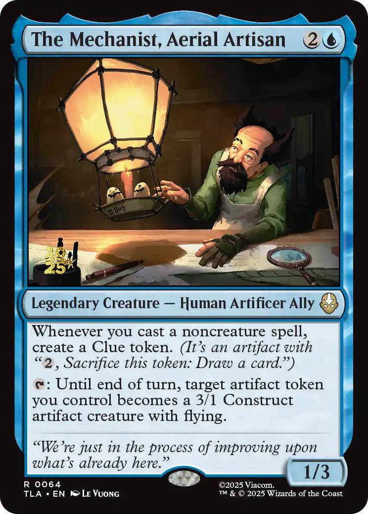 The Mechanist, Aerial Artisan [Avatar: The Last Airbender Prerelease Cards] | Jack's On Queen