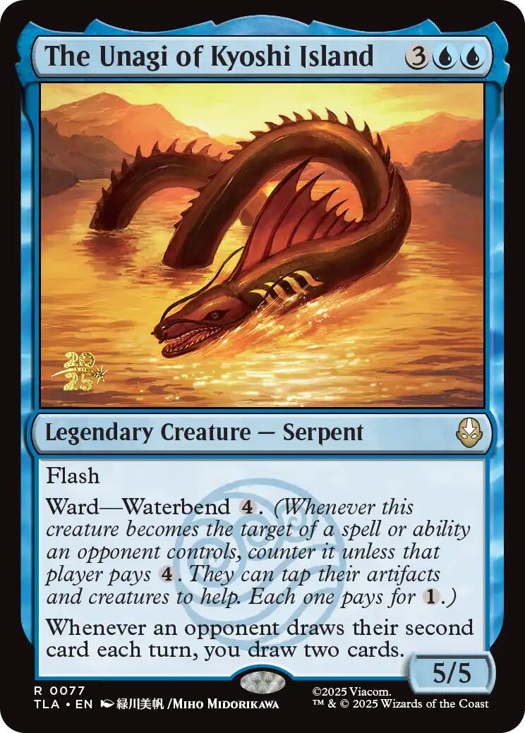 The Unagi of Kyoshi Island [Avatar: The Last Airbender Prerelease Cards] | Jack's On Queen