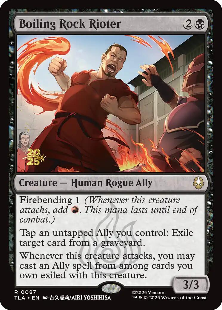 Boiling Rock Rioter [Avatar: The Last Airbender Prerelease Cards] | Jack's On Queen