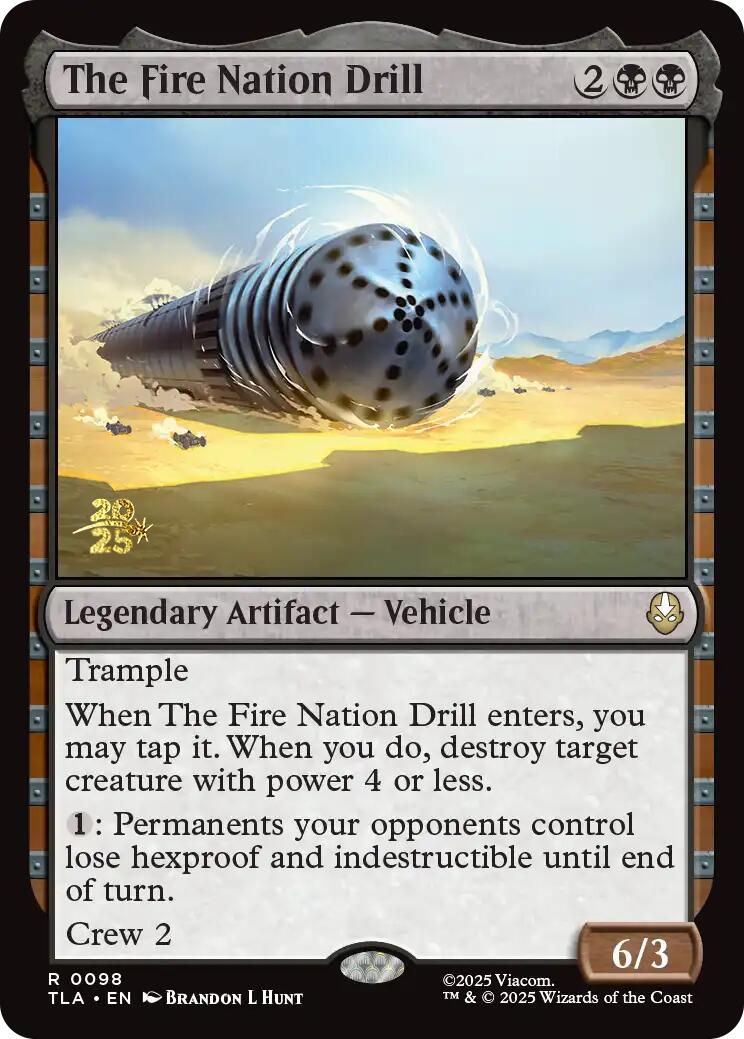 The Fire Nation Drill [Avatar: The Last Airbender Prerelease Cards] | Jack's On Queen