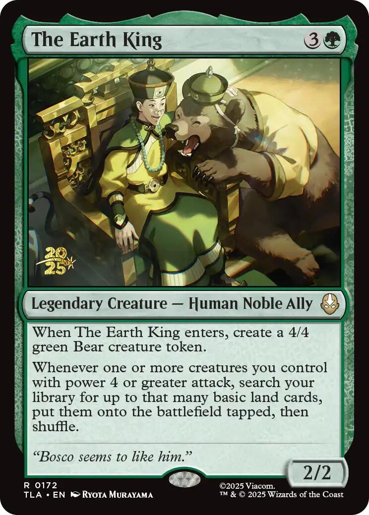 The Earth King [Avatar: The Last Airbender Prerelease Cards] | Jack's On Queen