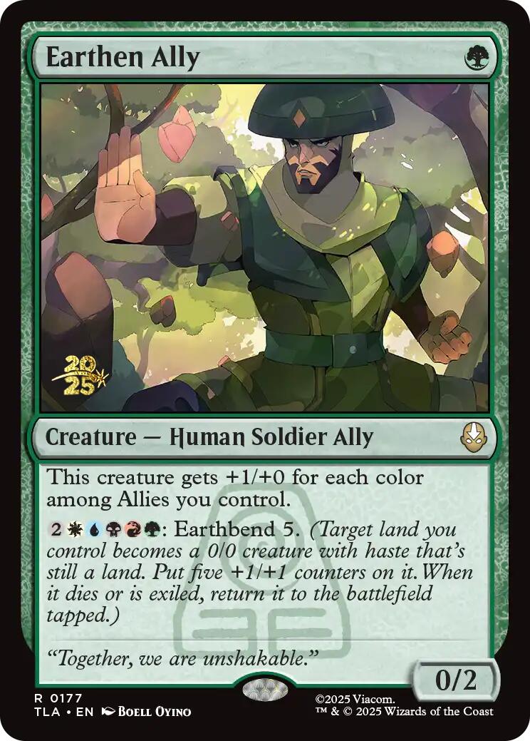 Earthen Ally [Avatar: The Last Airbender Prerelease Cards] | Jack's On Queen