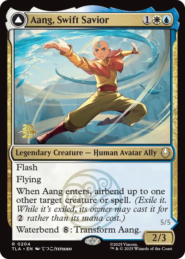 Aang, Swift Savior [Avatar: The Last Airbender Prerelease Cards] | Jack's On Queen