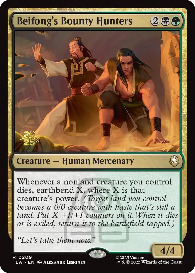 Beifong's Bounty Hunters [Avatar: The Last Airbender Prerelease Cards] | Jack's On Queen
