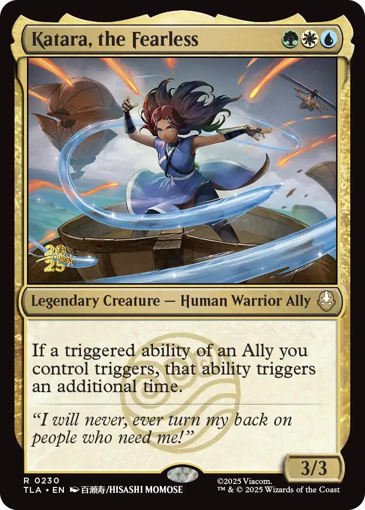 Katara, the Fearless [Avatar: The Last Airbender Prerelease Cards] | Jack's On Queen