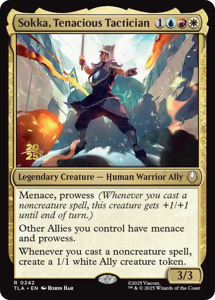 Sokka, Tenacious Tactician [Avatar: The Last Airbender Prerelease Cards] | Jack's On Queen