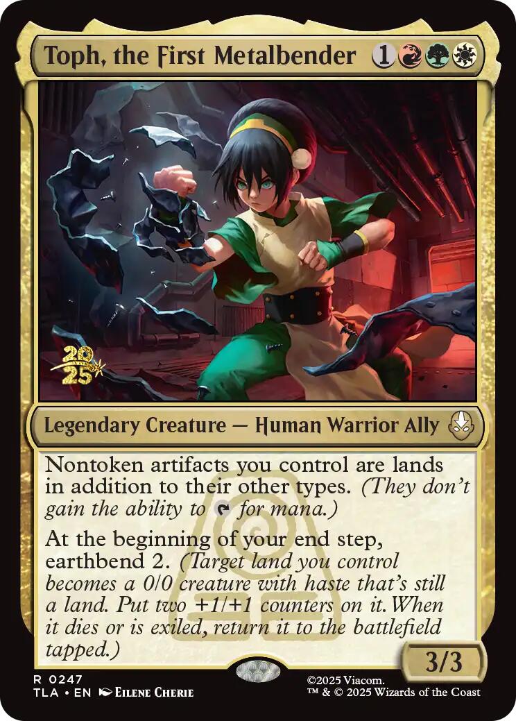 Toph, the First Metalbender [Avatar: The Last Airbender Prerelease Cards] | Jack's On Queen
