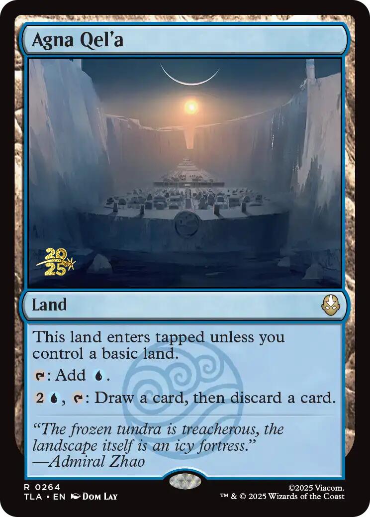 Agna Qel'a [Avatar: The Last Airbender Prerelease Cards] | Jack's On Queen