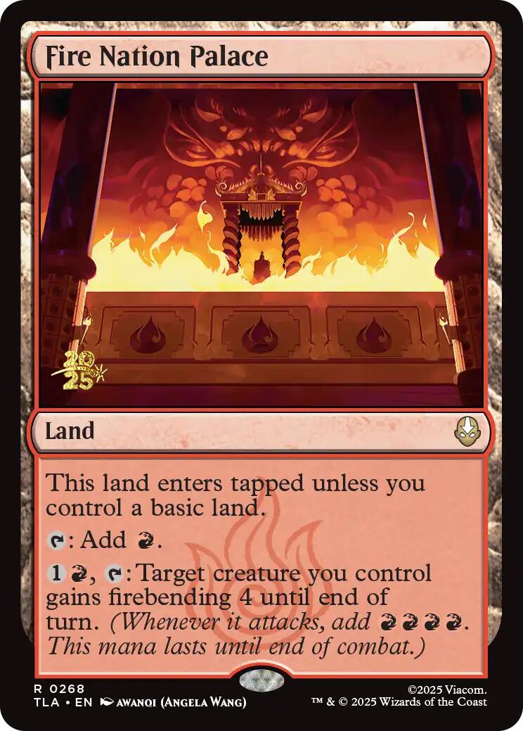 Fire Nation Palace [Avatar: The Last Airbender Prerelease Cards] | Jack's On Queen