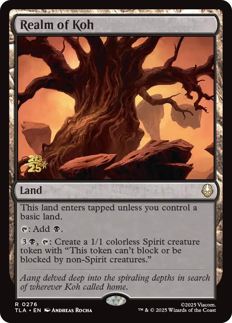 Realm of Koh [Avatar: The Last Airbender Prerelease Cards] | Jack's On Queen