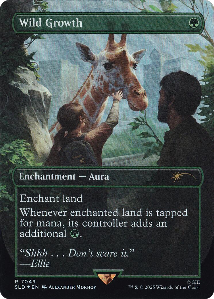 Wild Growth (Rainbow Foil) [Secret Lair Drop Series] | Jack's On Queen