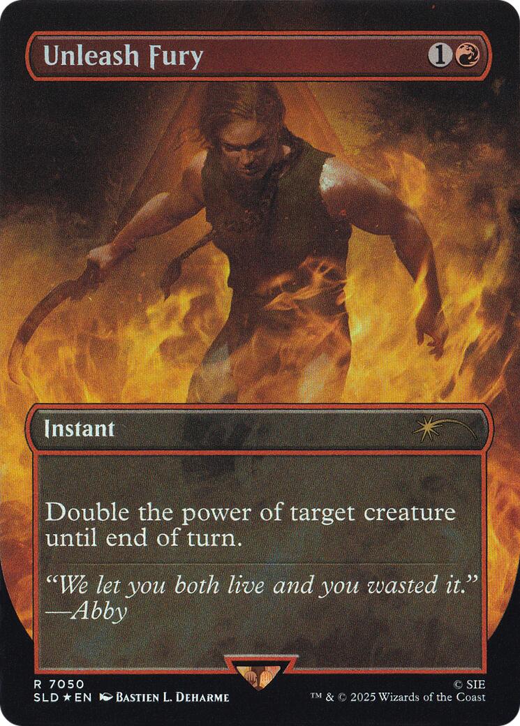 Unleash Fury (Rainbow Foil) [Secret Lair Drop Series] | Jack's On Queen