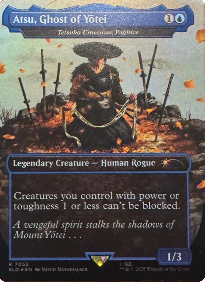 Atsu, Ghost of Yotei - Tetsuko Umezawa, Fugitive (Rainbow Foil) [Secret Lair Drop Series] | Jack's On Queen