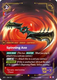 Spinning Axe (186/221) [Spiritforged] | Jack's On Queen