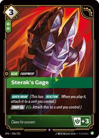 Sterak's Gage (056/221) [Spiritforged] | Jack's On Queen