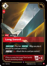 Long Sword (022/221) [Spiritforged] | Jack's On Queen