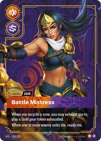 Sivir - Battle Mistress (203/221) [Spiritforged] | Jack's On Queen