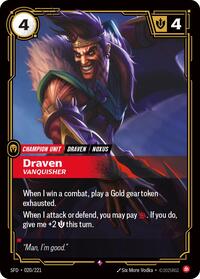 Draven - Vanquisher (020/221) [Spiritforged] | Jack's On Queen