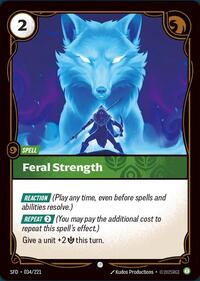 Feral Strength (034/221) [Spiritforged] | Jack's On Queen