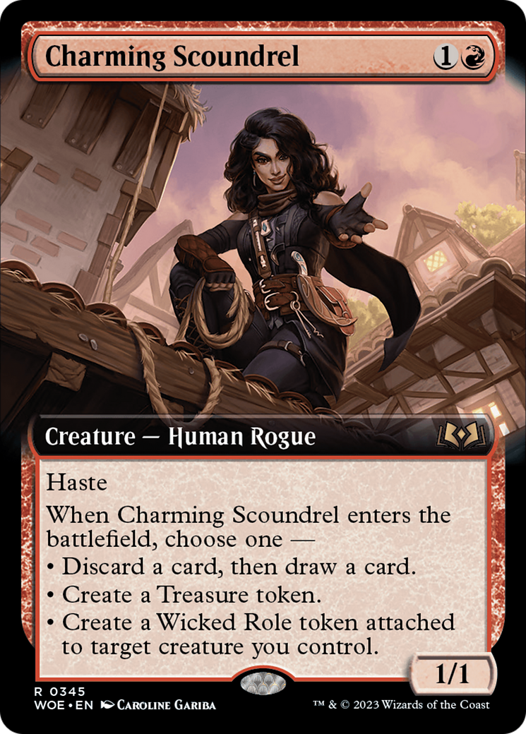 Charming Scoundrel (Extended Art) [Wilds of Eldraine] | Jack's On Queen