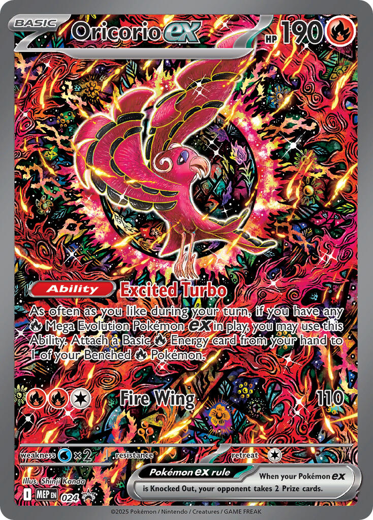 Oricorio ex (024) [Mega Evolution Promo] | Jack's On Queen