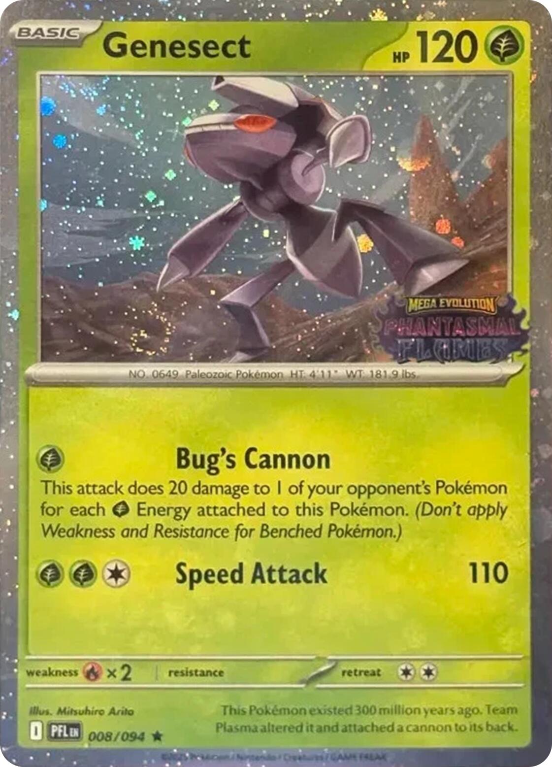 Genesect (008/094) (Cosmos Holo) (Best Buy Exclusive) [Miscellaneous Cards] | Jack's On Queen