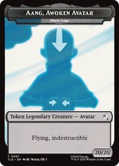 Aang, Awoken Avatar - Marit Lage // Treasure Double-Sided Token [Avatar: The Last Airbender: Eternal-Legal Tokens] | Jack's On Queen