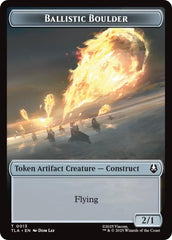 Ballistic Boulder // Soldier (0011) Double-Sided Token [Avatar: The Last Airbender Tokens] | Jack's On Queen