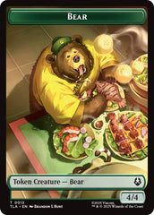 Bear // Food (0020) Double-Sided Token [Avatar: The Last Airbender Tokens] | Jack's On Queen