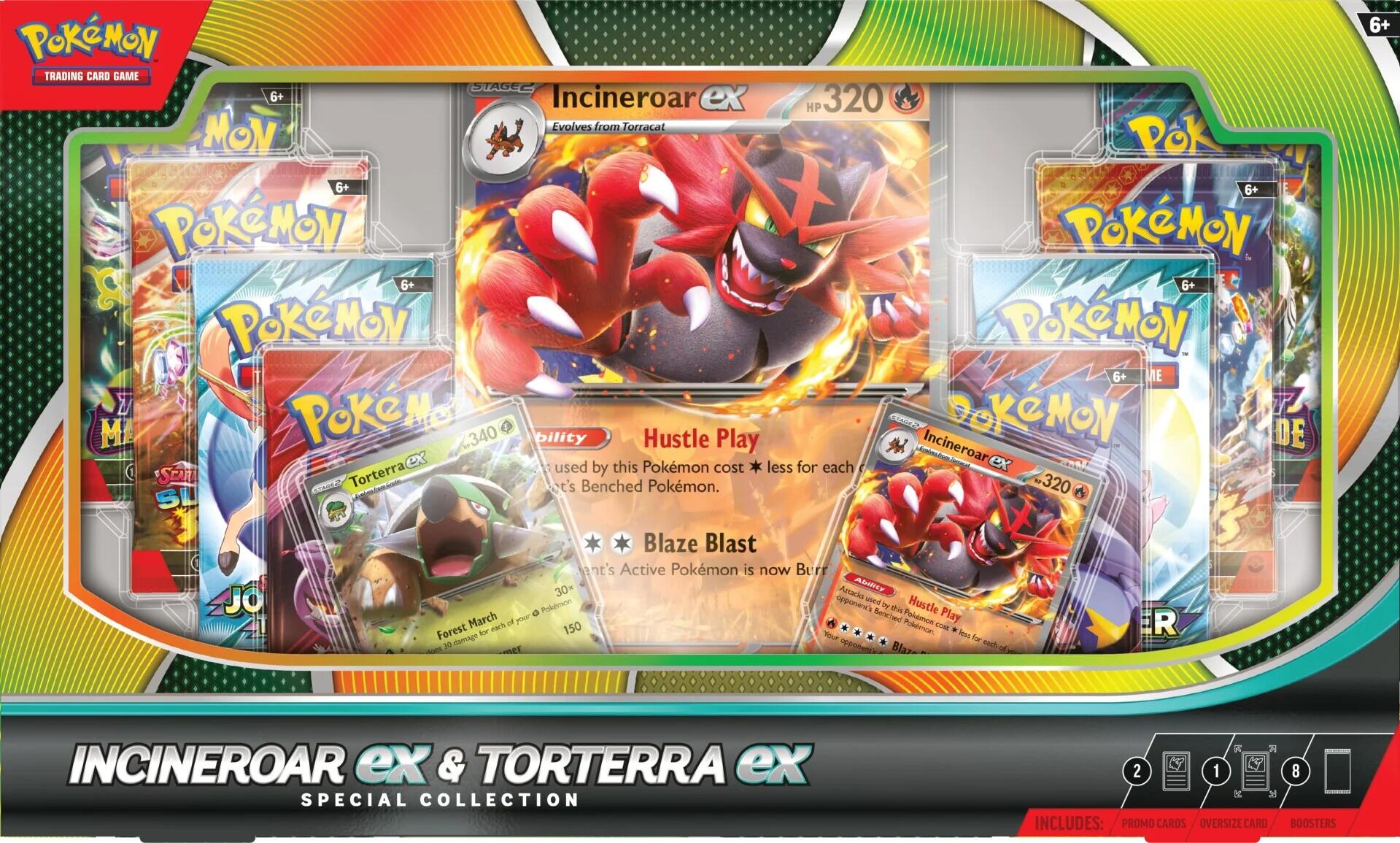 Incineroar ex and Torterra ex Special Collection | Jack's On Queen