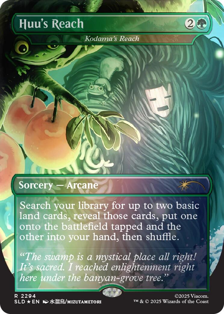 Huu's Reach - Kodama's Reach (Rainbow Foil) [Secret Lair Drop Series] | Jack's On Queen