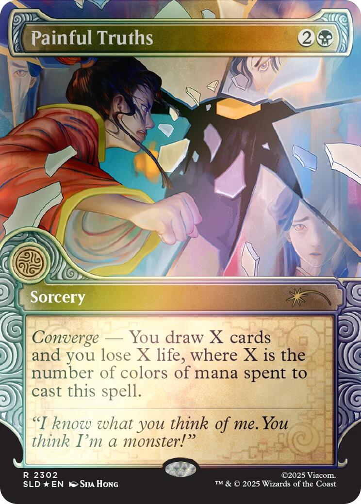 Painful Truths (Rainbow Foil) [Secret Lair Drop Series] | Jack's On Queen