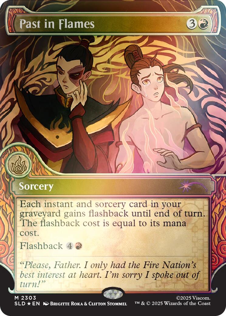 Past in Flames (Rainbow Foil) [Secret Lair Drop Series] | Jack's On Queen