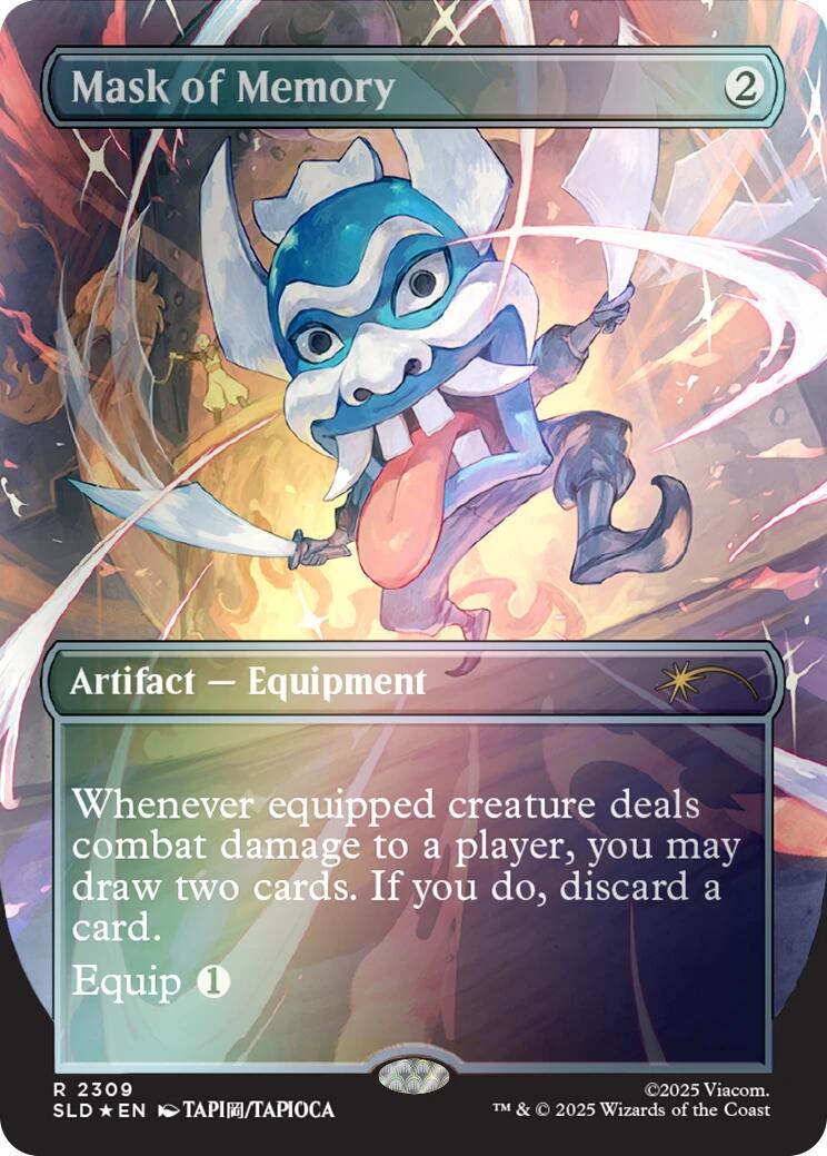 Mask of Memory (Rainbow Foil) [Secret Lair Drop Series] | Jack's On Queen