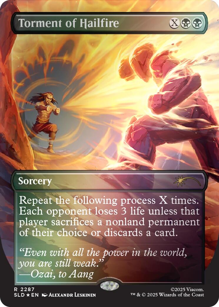Torment of Hailfire (2287) (Rainbow Foil) [Secret Lair Drop Series] | Jack's On Queen
