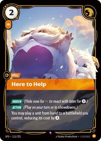 Here to Help (111/221) [Spiritforged] | Jack's On Queen