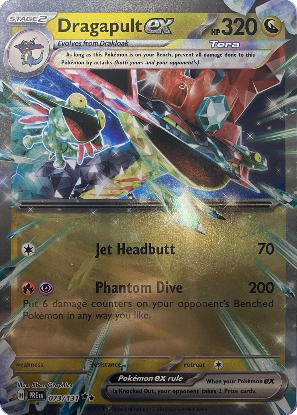 Dragapult ex (073/131) (Jumbo Card) [Scarlet & Violet: Prismatic Evolutions] | Jack's On Queen