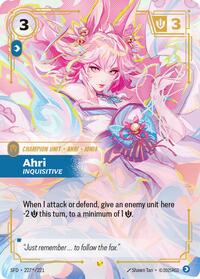 Ahri - Inquisitive (Signature) (227*/221) [Spiritforged] | Jack's On Queen