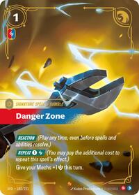Danger Zone (182/221) [Spiritforged] | Jack's On Queen