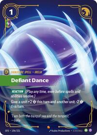 Defiant Dance (196/221) [Spiritforged] | Jack's On Queen