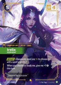 Irelia - Fervent (Signature) (225*/221) [Spiritforged] | Jack's On Queen