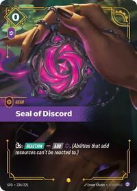 Seal of Discord (Overnumbered) (234/221) [Spiritforged] | Jack's On Queen